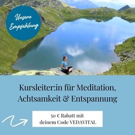 Meditationsausbildung Rabattcode Vedavital Variante